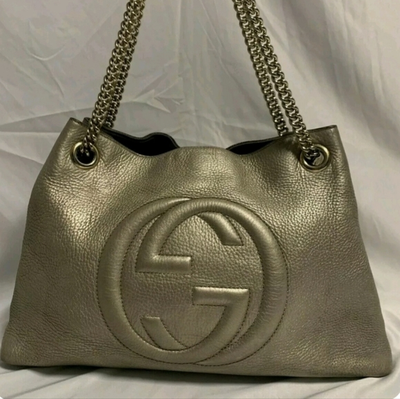 Authentic Gucci Soho Shoulder tote satchel bag